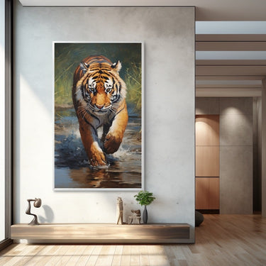Tiger Painting on Canvas